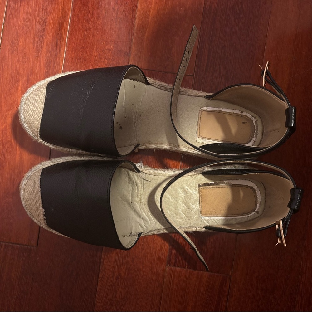 Black Espadrille Sandals